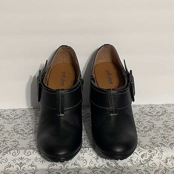 Soft shoe, by medicus, heeled, brown booties. - Picture 2 of 11